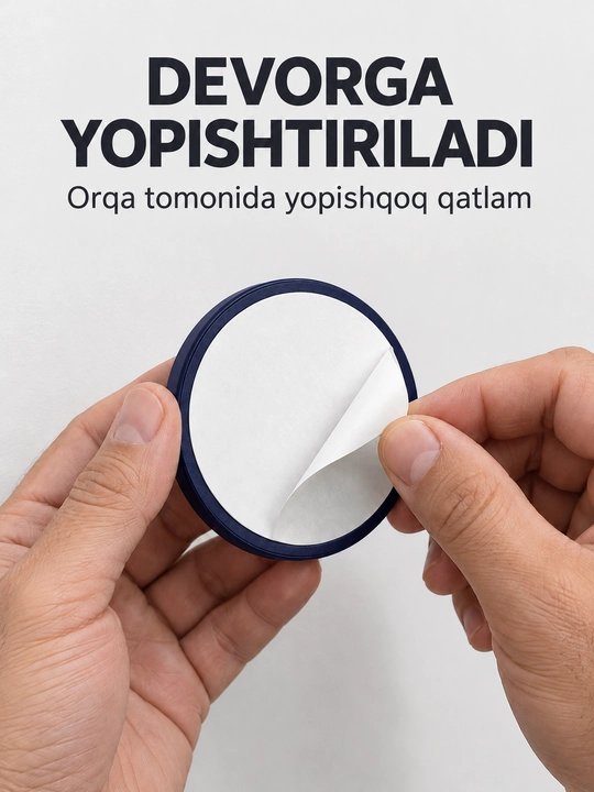 Devorga o‘rnatiladigan magnit tutqichli uzun poyabzal shoxchasi, 70 sm
