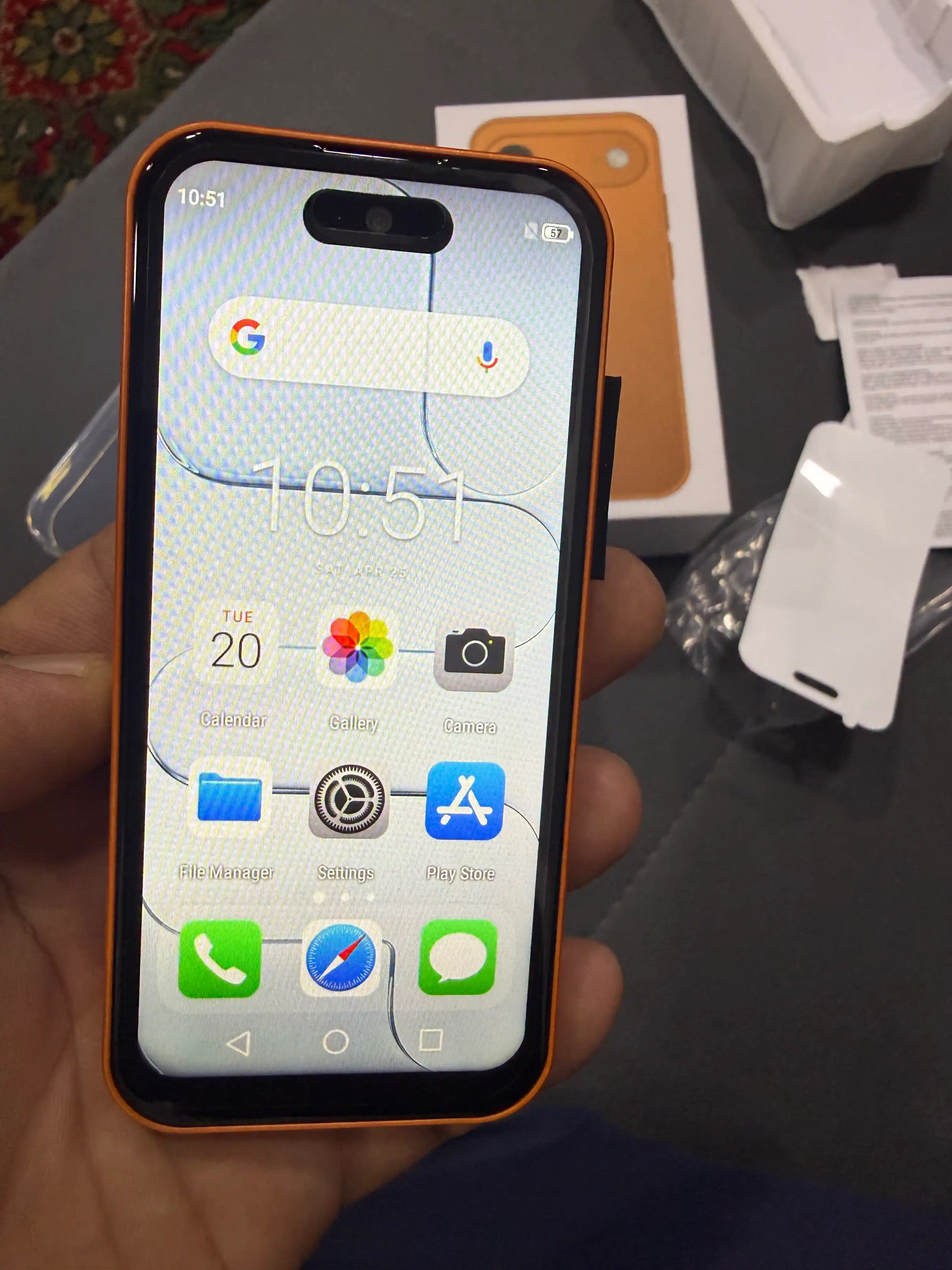 Мини смартфон сенсорный телефон для маленьких детей Android 12 память 2/16 Гб