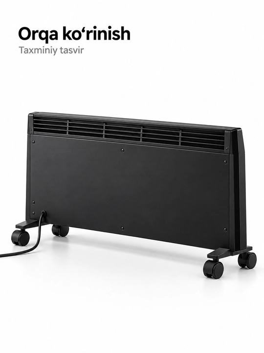 Конвектор электрический Electrolux Brilliant ECH/B-2000 E, 2000 Вт, чёрный