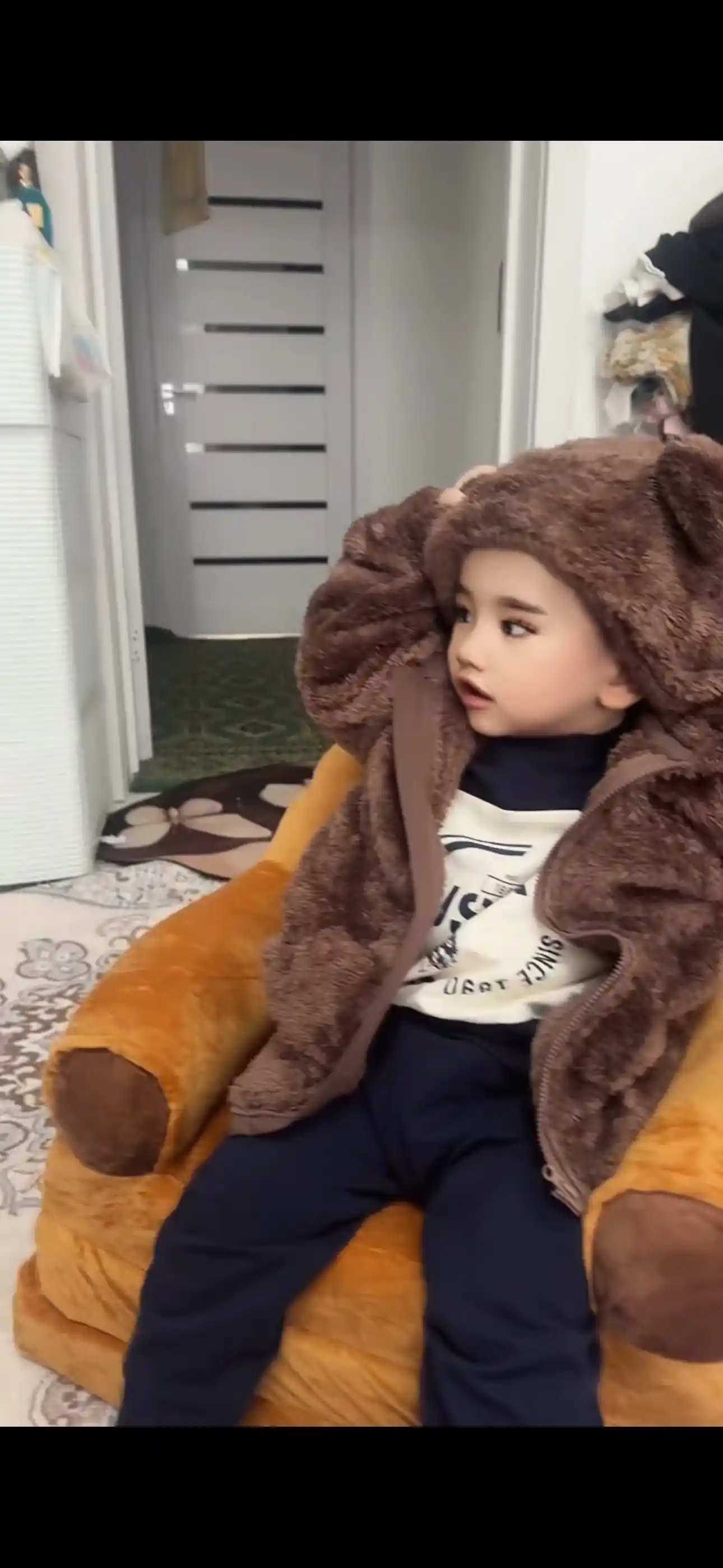 Кофта теплая меховая Teddy для детей, плюшевая толстовка для мальчиков и девочек