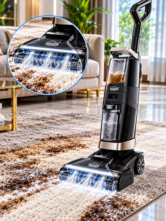 Uakeen zl 933 plus 4 в 1 моющий пылесос для ковров паровая очистка 3 9 л