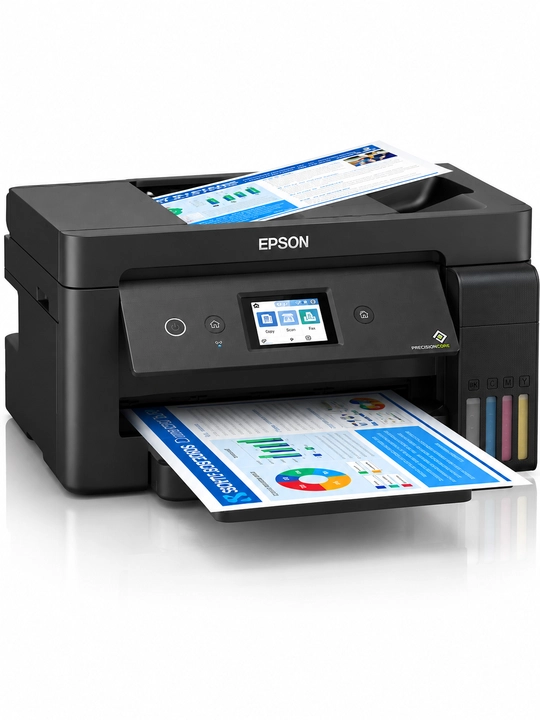 МФУ Epson L14150, цветной струйный принтер A3, Wi-Fi, сканер, копир, факс, ADF, дуплекс