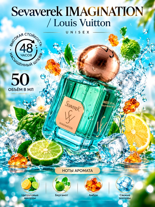 Sevaverek Imagination uniseks parfyumlangan suvi, 50 ml