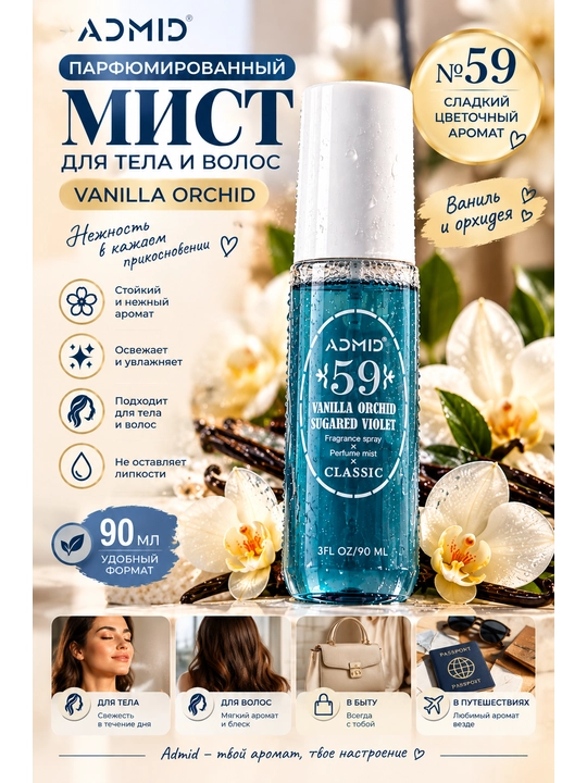 Tana uchun xushbo‘y sprey, 90 ml