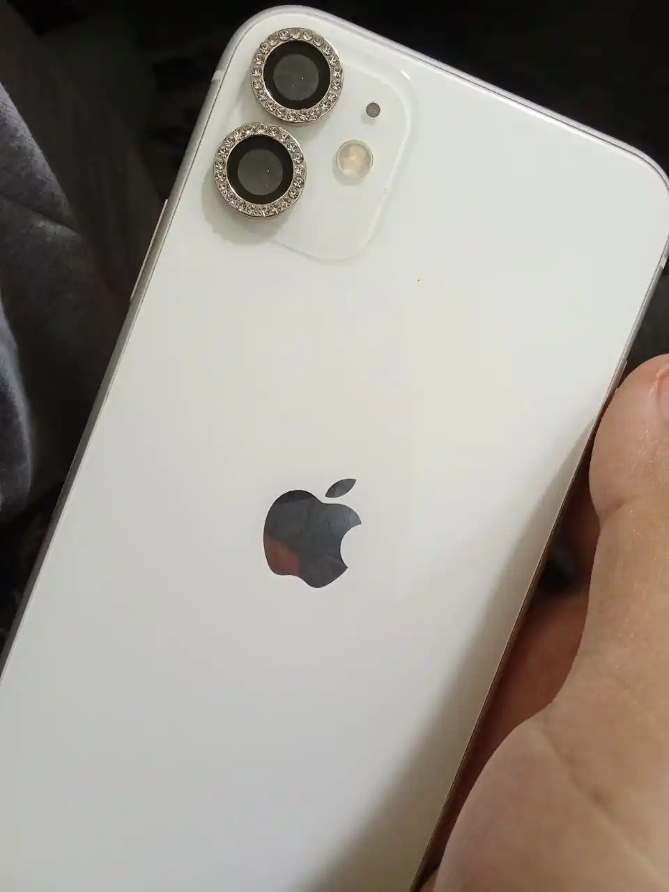 Защитное стекло с камнями для камеры iPhone 11/12/13/14/15/16/17 Pro, Pro Max