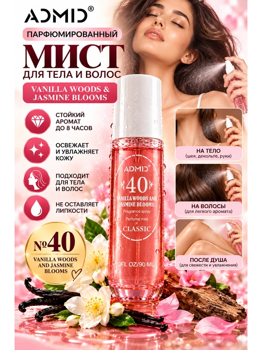 Tana uchun xushbo‘y sprey, 90 ml