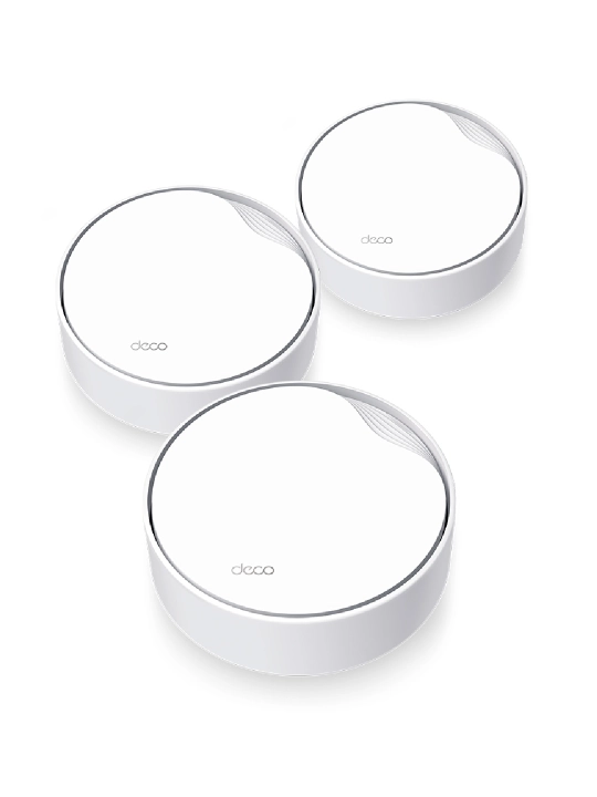 TP-Link Deco X50-PoE (3-Pack) — Mesh Wi-Fi 6 система AX3000, 2×2.5 Гбит/с, PoE