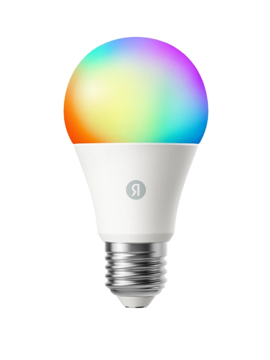 Умная лампочка Яндекс YNDX-00553, E27, 11 Вт, 1300 лм, RGB, Matter, Wi-Fi