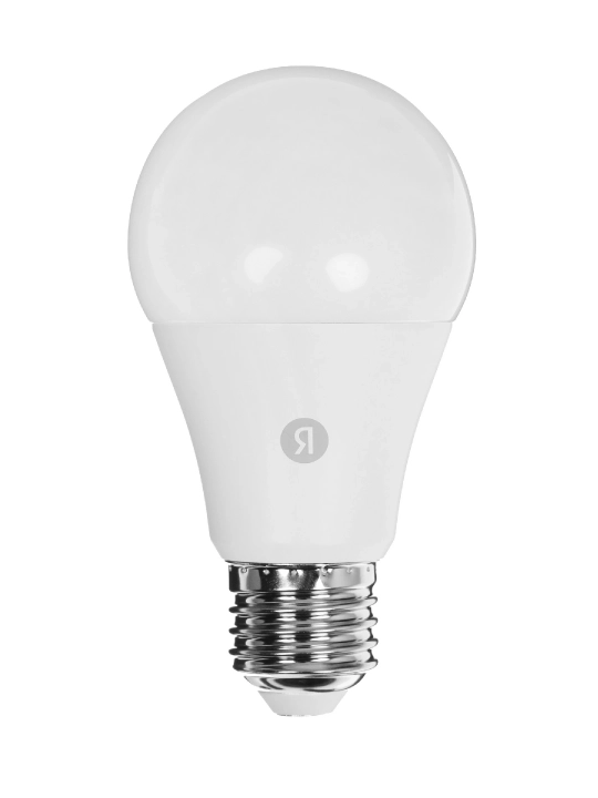 Умная лампочка Яндекс YNDX-00553, E27, 11 Вт, 1300 лм, RGB, Matter, Wi-Fi