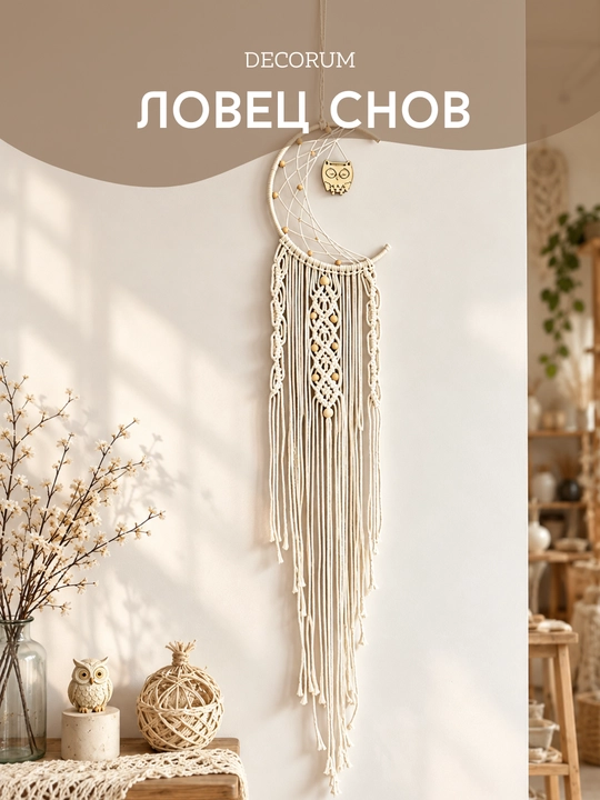 DECORUM — Ловец снов в технике макраме