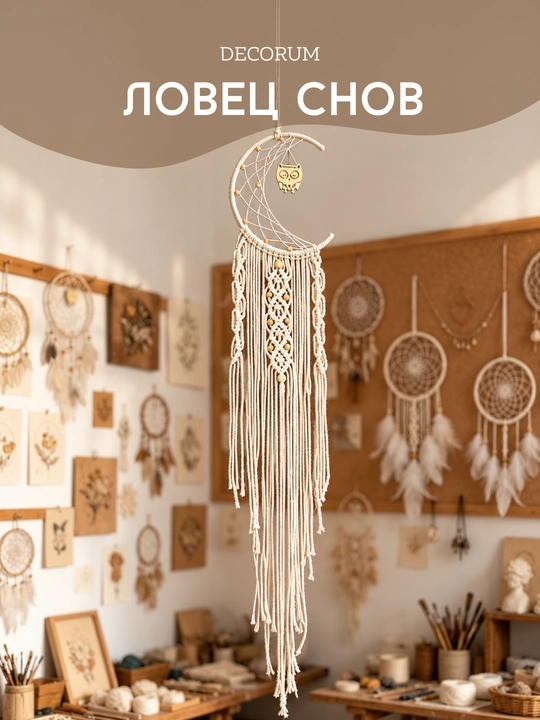 DECORUM — Ловец снов в технике макраме