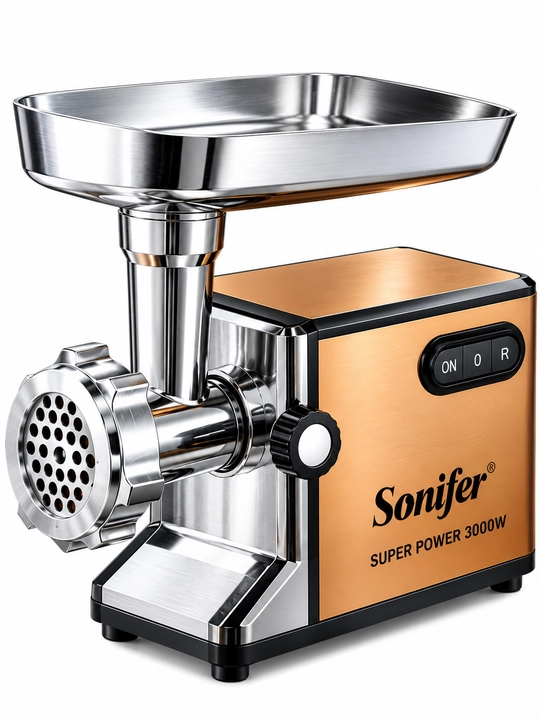 Sonifer SF 5001 Go‘sht Qiymalagich 3000W Kuchli Elektr Go‘sht Maydalagich
