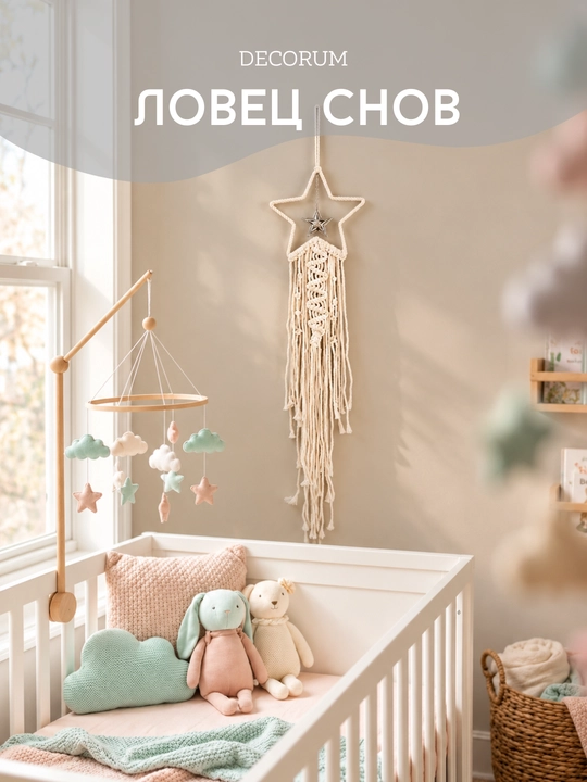 DECORUM — Ловец снов в технике макраме - 