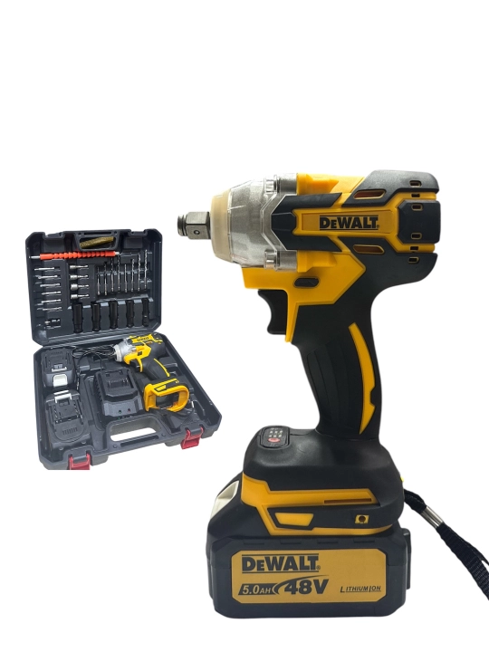 Профессиональный ударный гайковерт Dewalt 48 Вт - 