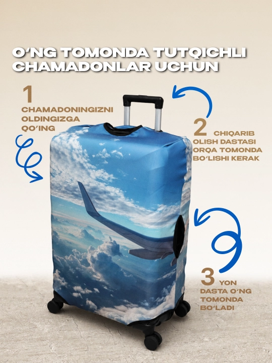 Чехол для чемодана, эластичный и плотный, защитный чехол на чемодан
