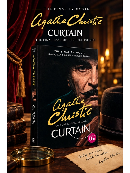 Книга, Curtain Poirots Last Case Christie Agatha - 