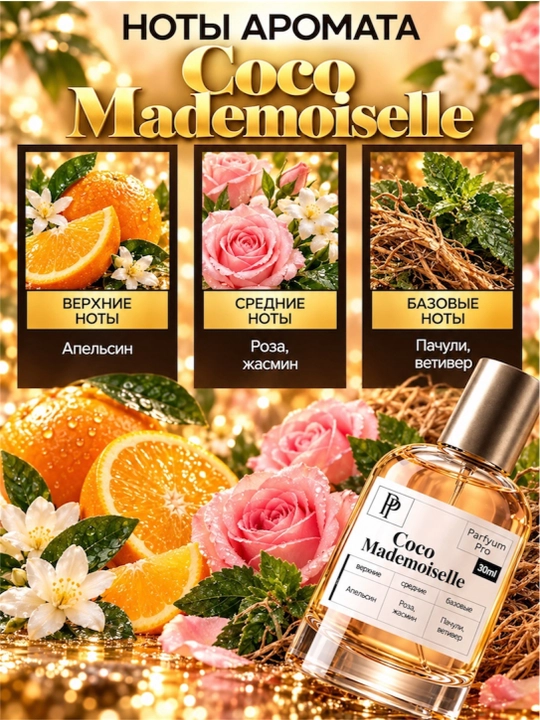 Ayollar uchun Coco Mademoiselle  parfyumi, Coco Mademoiselle duhi by Parfyum Pro