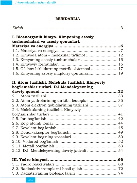 TIBBIY KIMYO 1-QISM — ALIMXODJAYEVA