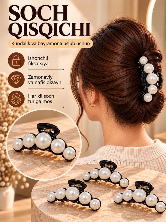 Ayollar soch qisqichi - 