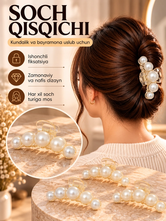 Ayollar soch qisqichi - 
