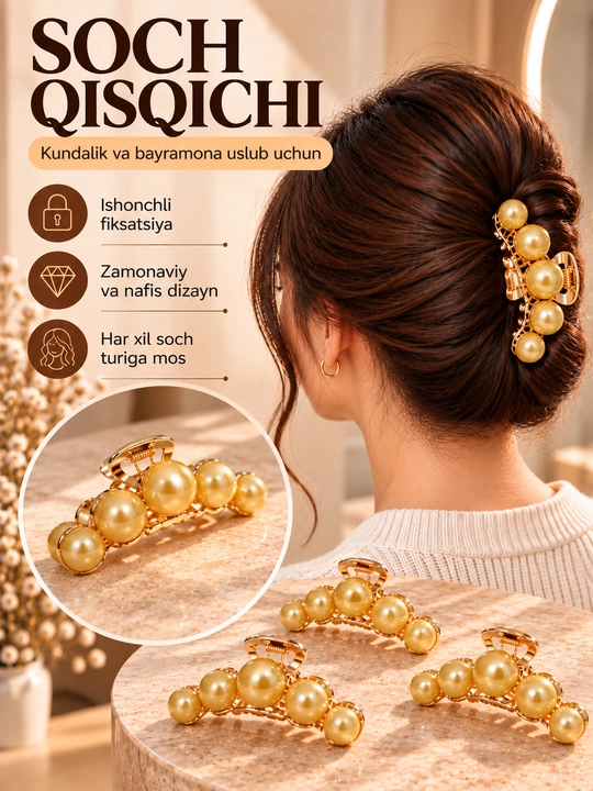 Ayollar soch qisqichi - 
