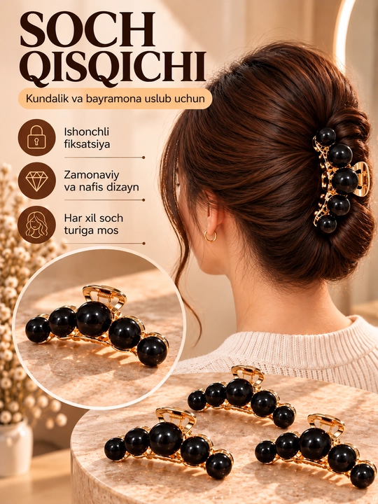 Ayollar soch qisqichi - 