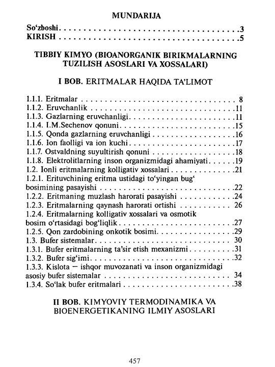 Tibbiy kimyo I–II tom A.D. Djurayev, U.A. Baltabayev