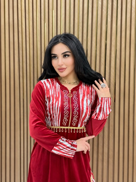 Ayollar va qizlar uchun ayollar to‘plami: ko'ylak lozim, bambuk matosi