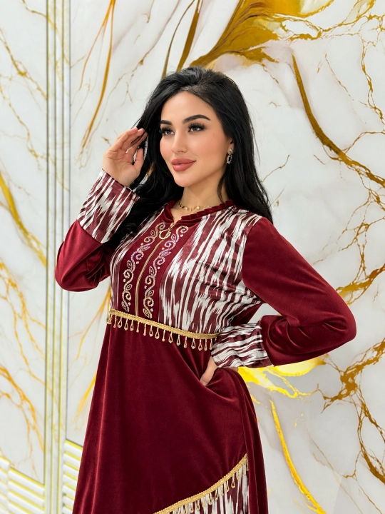 Ayollar va qizlar uchun ayollar to‘plami: ko'ylak lozim, bambuk matosi - 