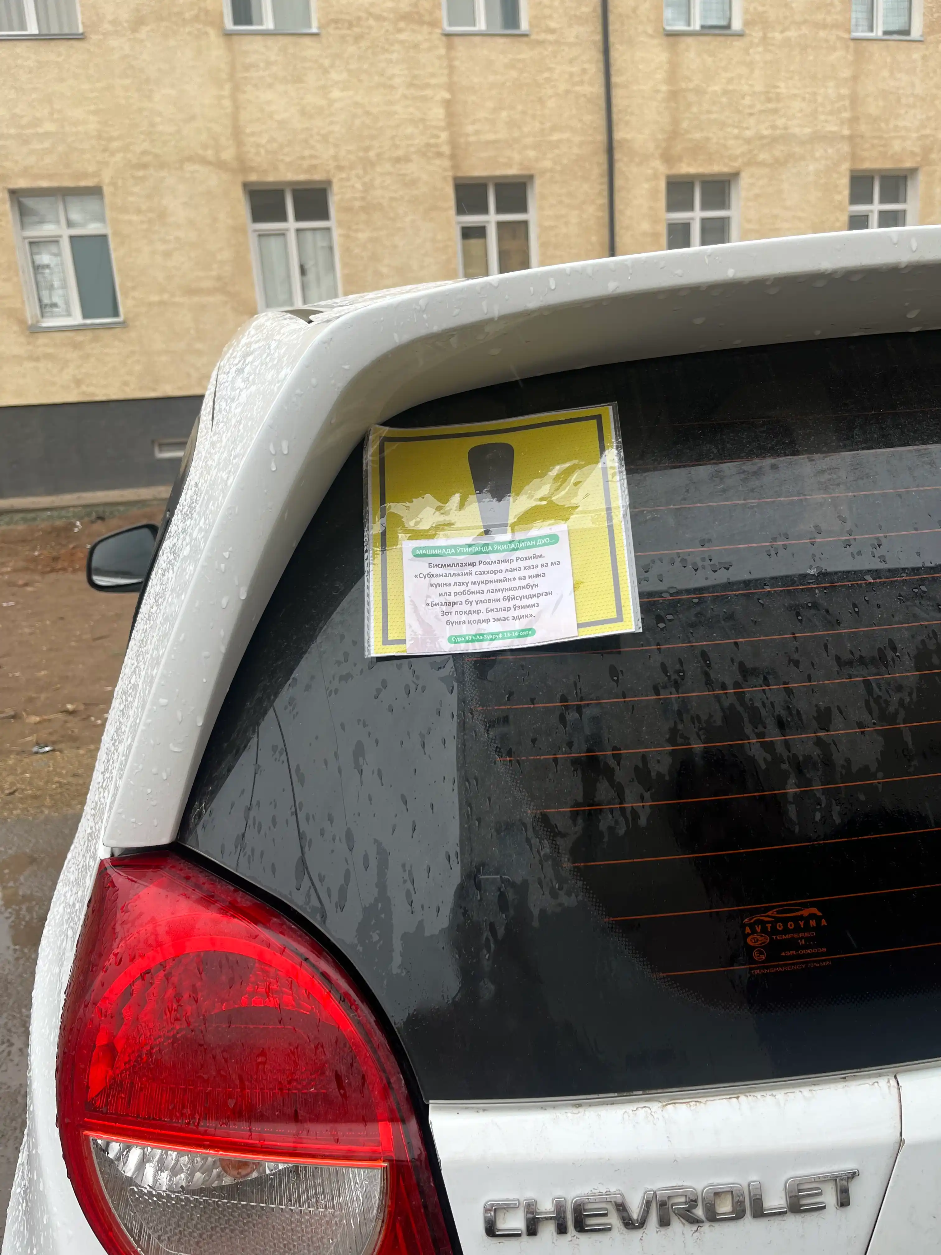 Перфорированные и голографические наклейки, знаки на авто, дама, ученик за рулем,  дети