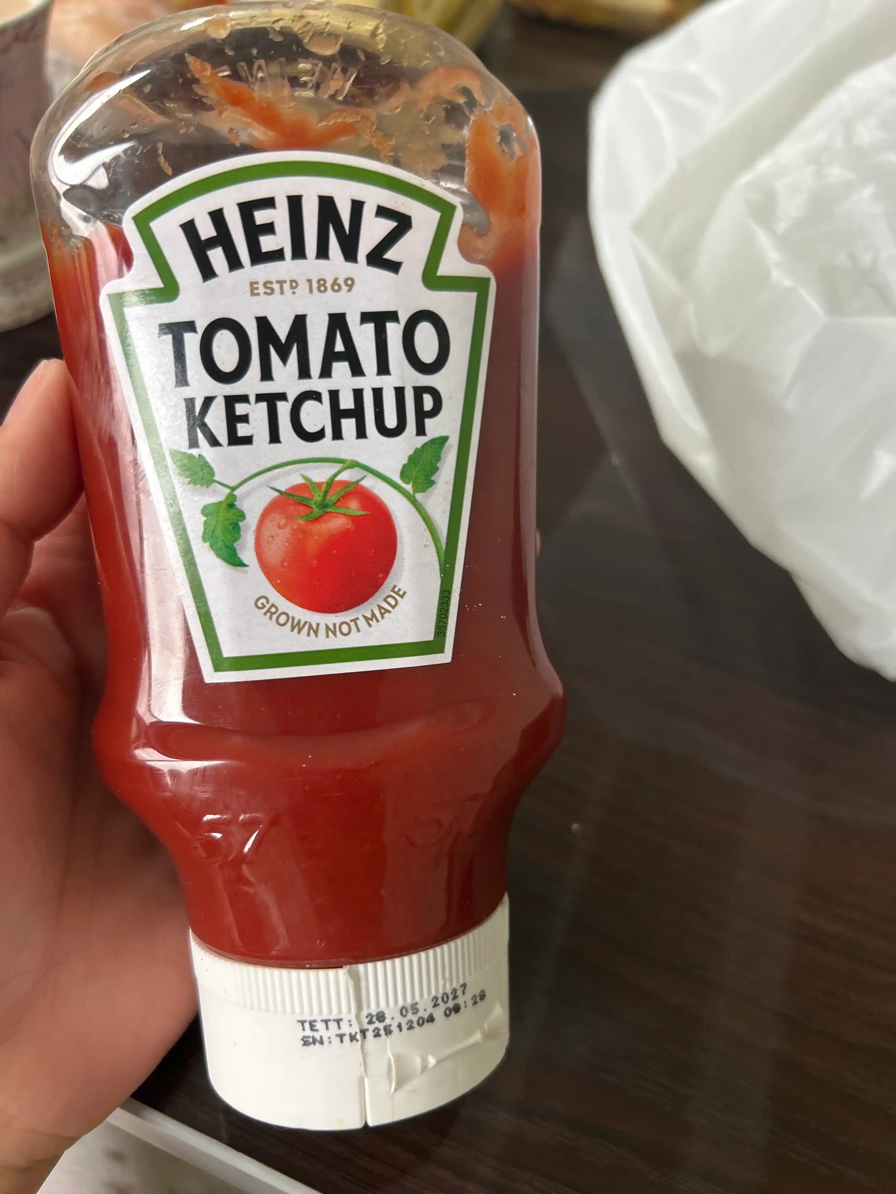 Ketchup "Heinz", tomatli, t/r 460 g