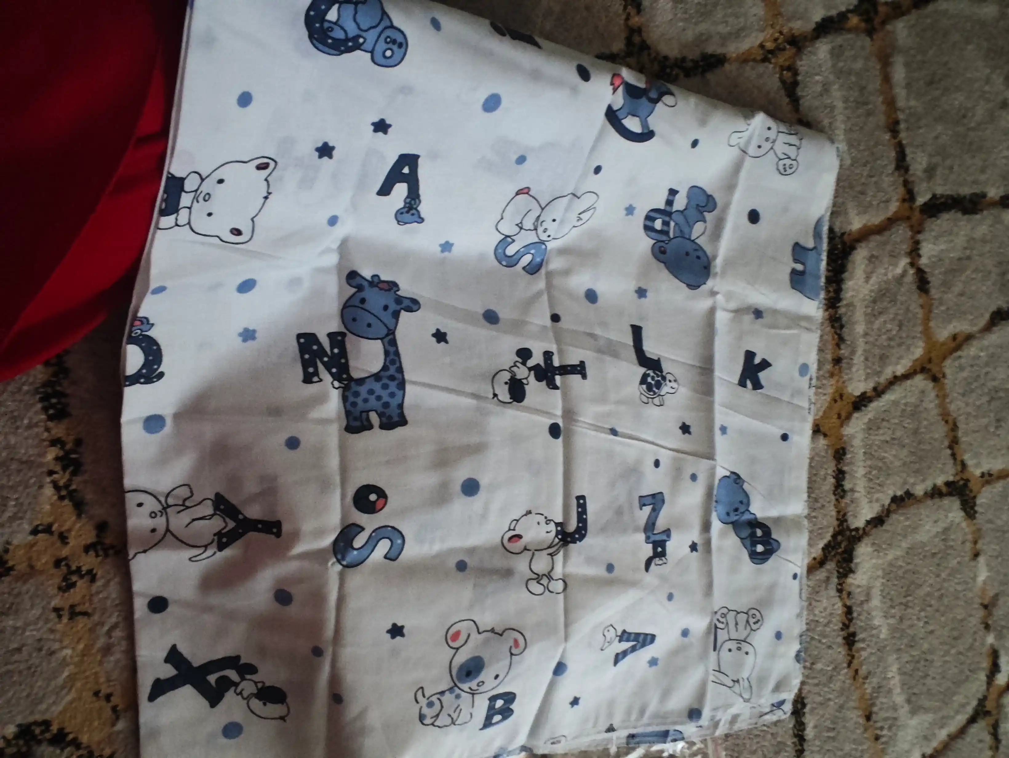 Yo'rgak, pled chaqaloq uchun pelyonka, chit mato, 110 x 100 sm (1 dona)