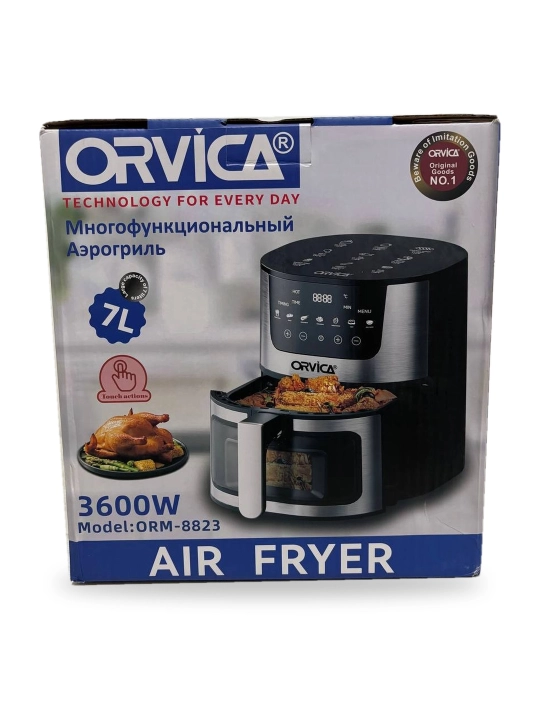 Aerogril Orvica ORM-8823, 7 L, 3600 Vt, sensorli LCD, 7 dastur