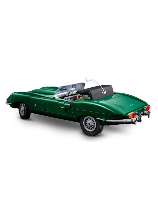 Конструктор Лего коллекционный ретро-автомобиль Jaguar E-Type, 1673 детали