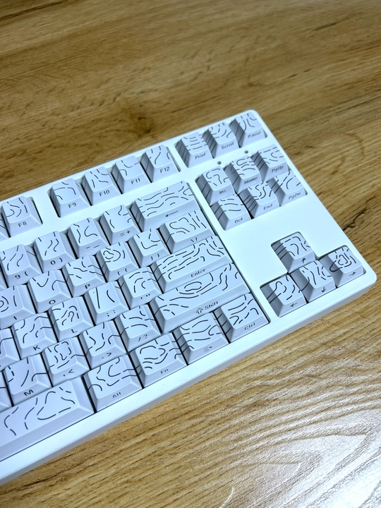 Механическая клавиатура MX87 PRO, Белая RGB-подсветка, TKL-дизайн