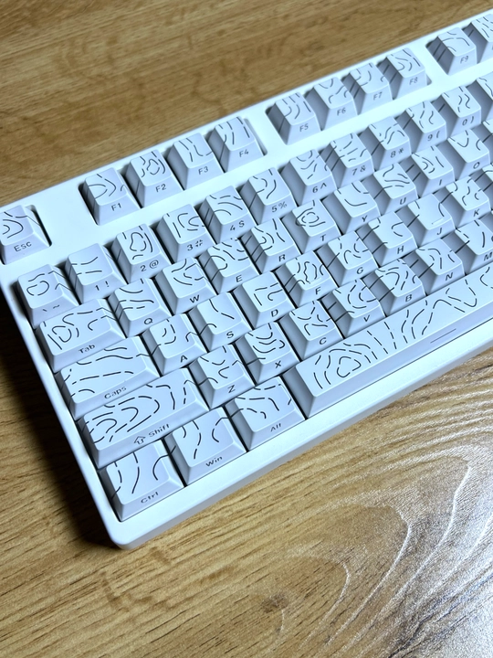 Механическая клавиатура MX87 PRO, Белая RGB-подсветка, TKL-дизайн