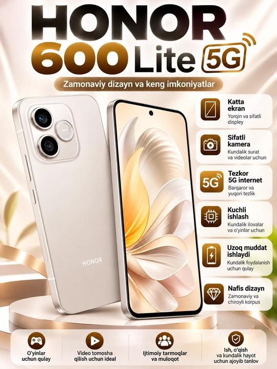 Honor 600 Lite 5G - 