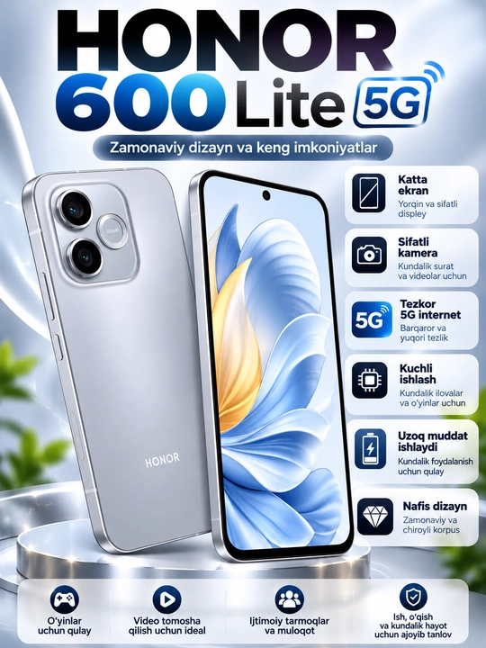 Honor 600 Lite 5G - 