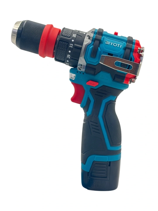 Akkumulyatorli cho'tkasiz zarbiy drel-shurupovert BIYOTI BYT-1015CR 16.8V, 45 N/m