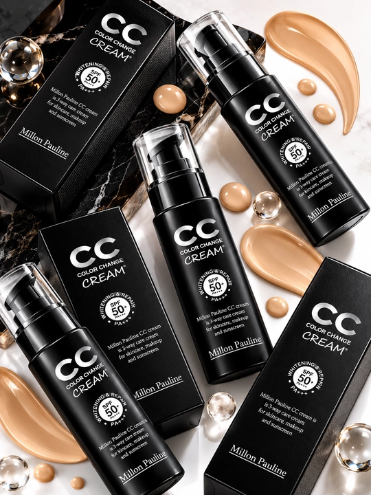 CC-крем для лица, SPF 50+ PA+++, увлажнение и защита от солнца, 3 в 1