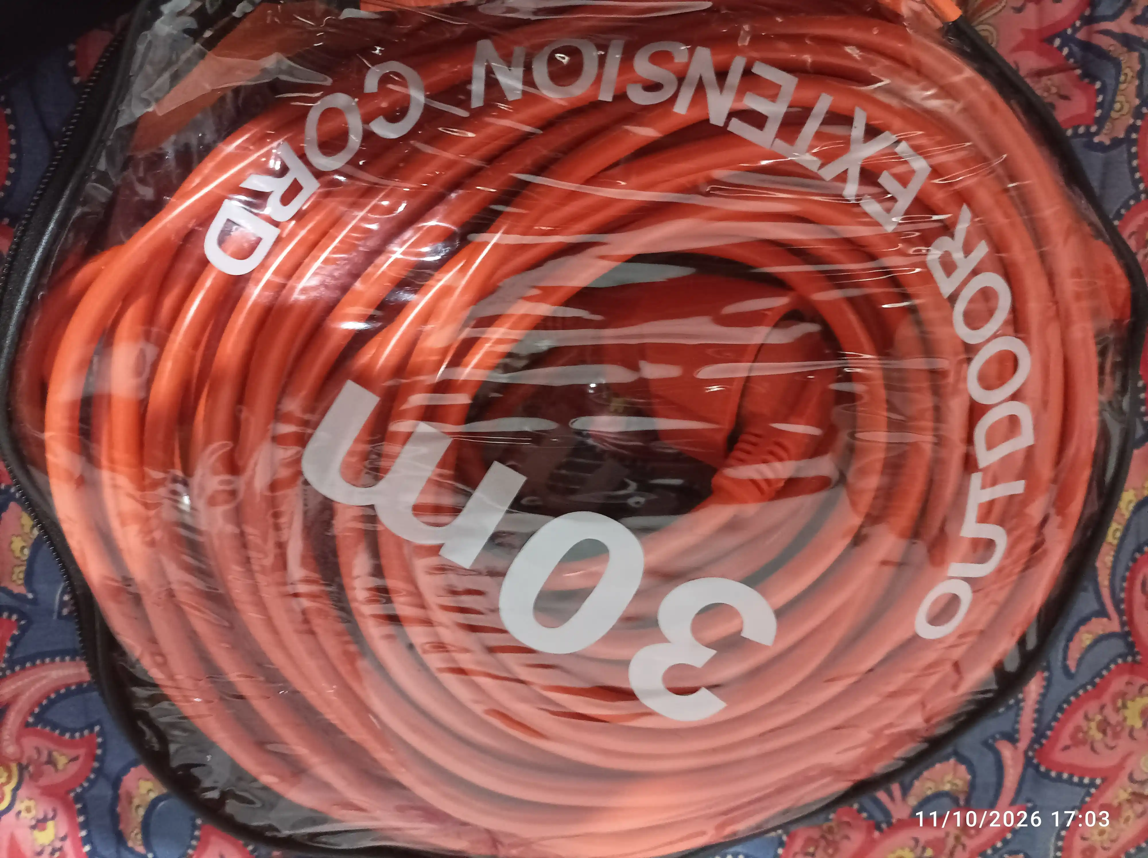 Udlinitel 30 metr — elektr uzaytirgich kabel