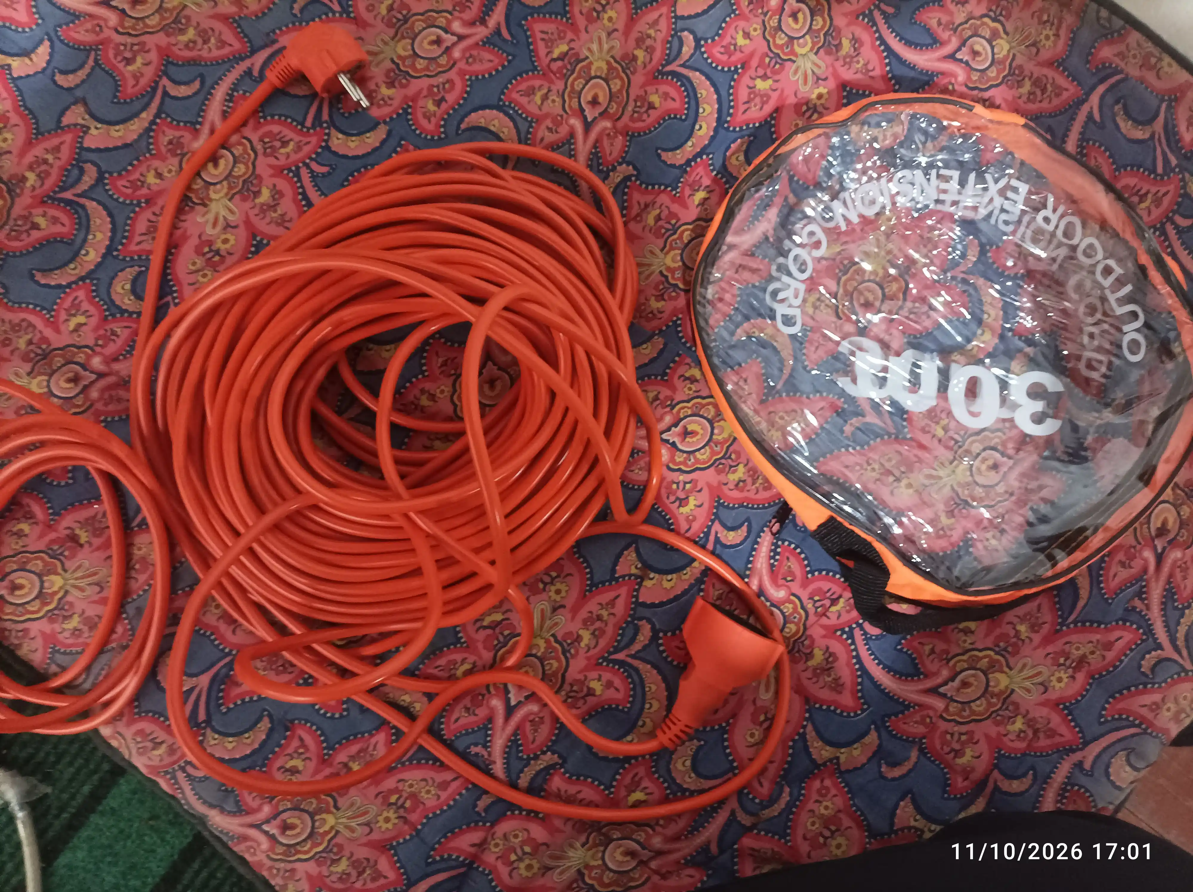 Udlinitel 30 metr — elektr uzaytirgich kabel