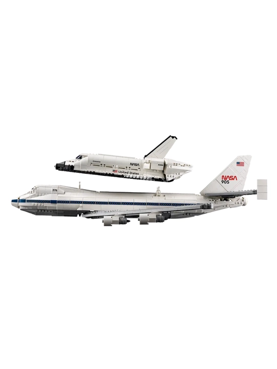 Конструктор Icons Самолёт-носитель шаттла NASA, 2417 деталей