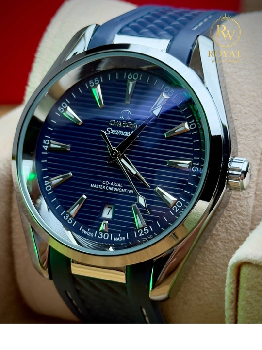 Erkaklar mexanik qo‘l soati, avtozavodli, Omega Seamaster uslubida