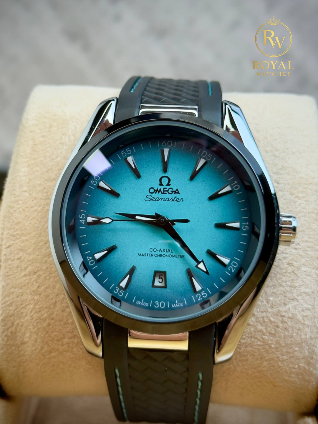 Мужские часы с автоподзаводом, механические, стиль Omega Seamaster