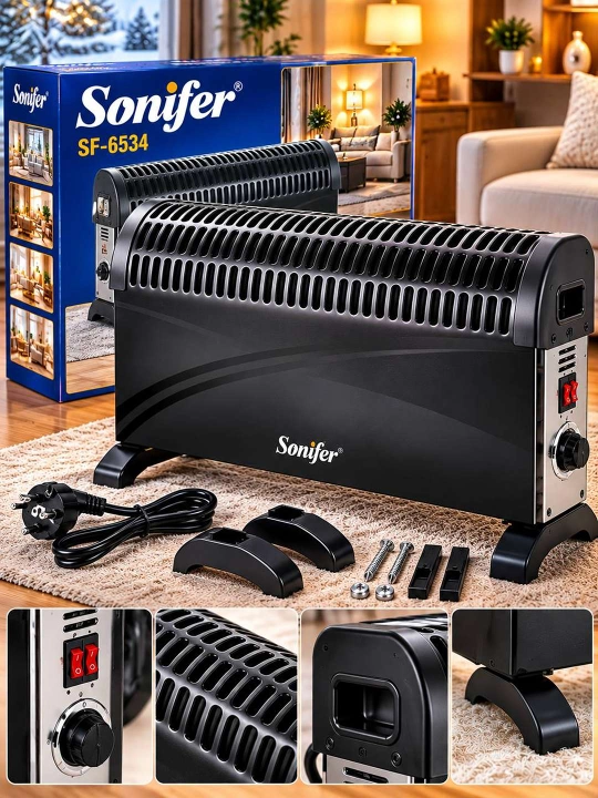 Sonifer SF 6534 Конвекторный обогреватель 2000 Вт для дома и офиса - 