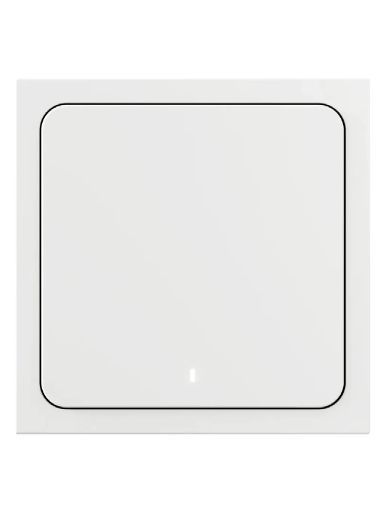 Умный беспроводной выключатель Яндекс YNDX-00534, 1 клавиша, Zigbee 3.0, с Алисой, белый