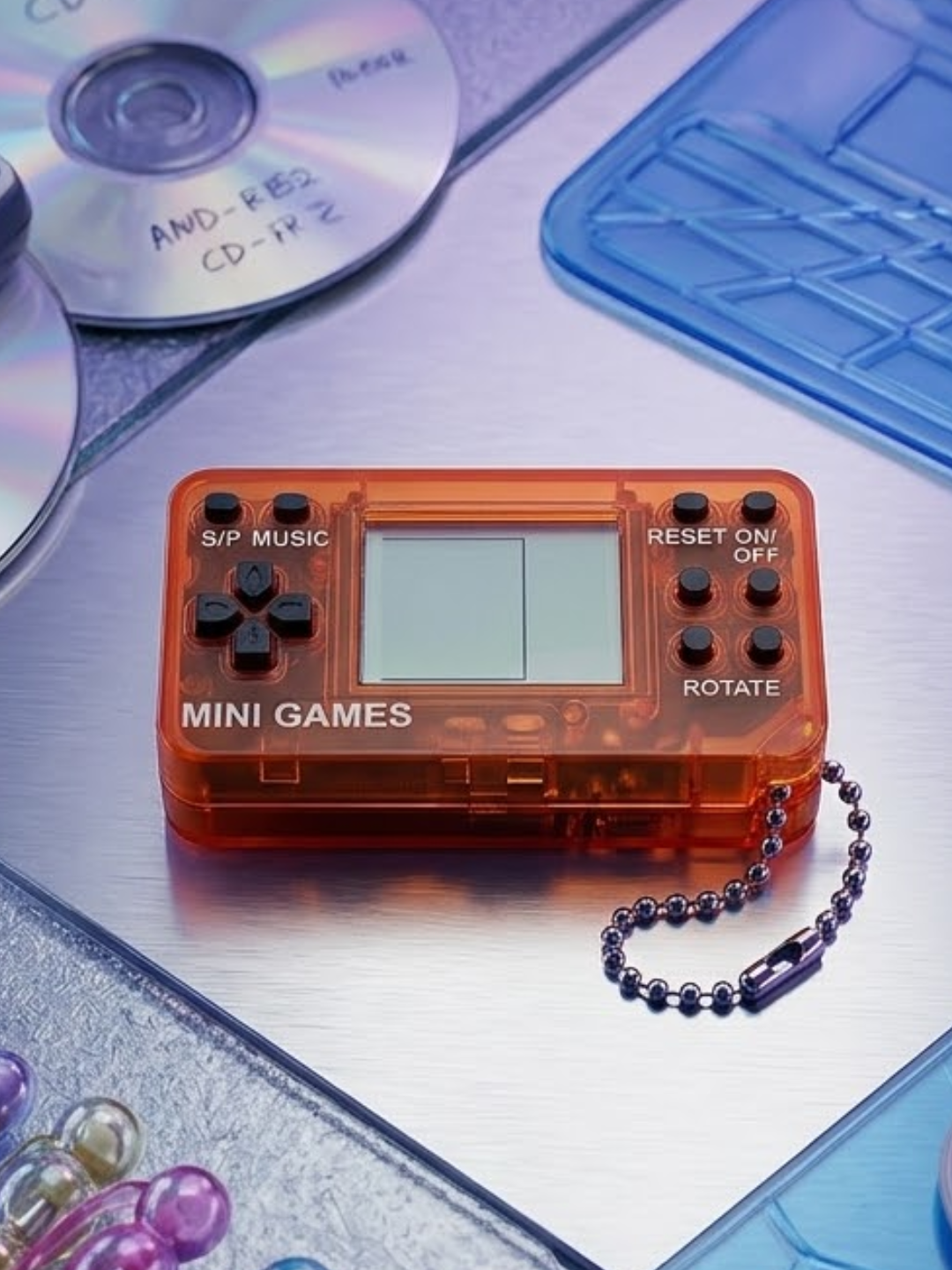 Simsiz Bluetooth quloqchinlar, zaryadlash g‘ilofi bilan, mini Tetris sovg‘a sifatida