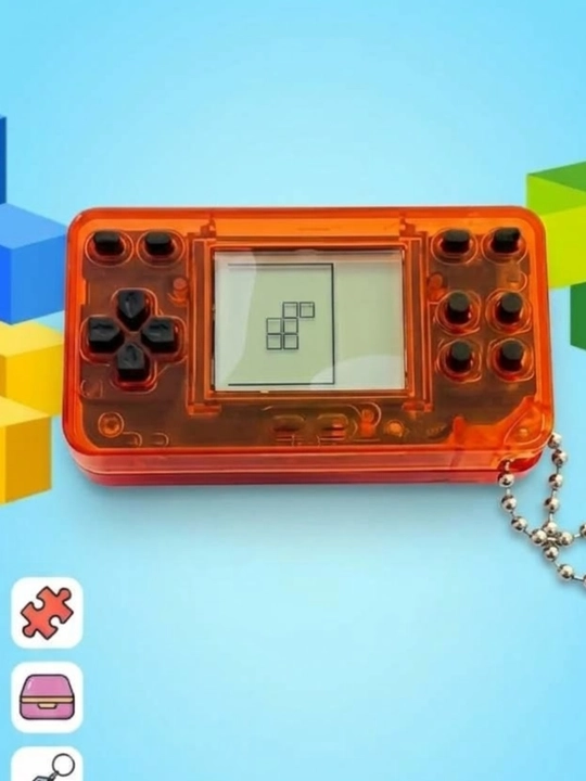 Simsiz Bluetooth quloqchinlar, zaryadlash g‘ilofi bilan, mini Tetris sovg‘a sifatida