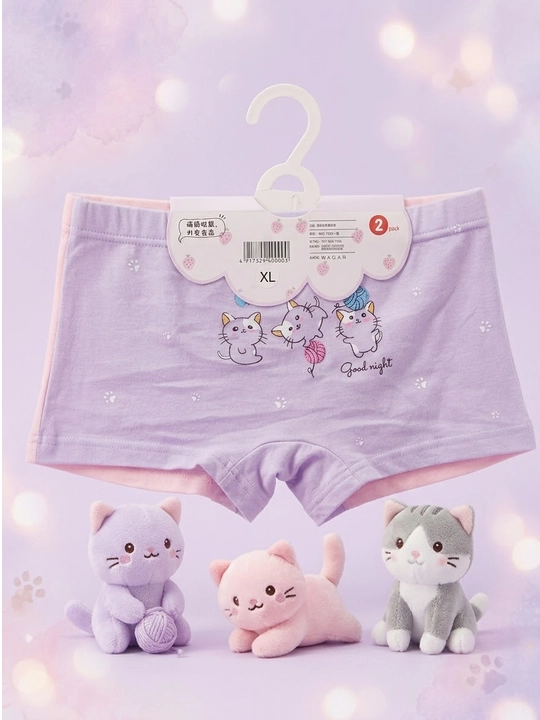 Трусики хлопковые детские для девочек, L (2-4 года) и XL (5-7 лет)
